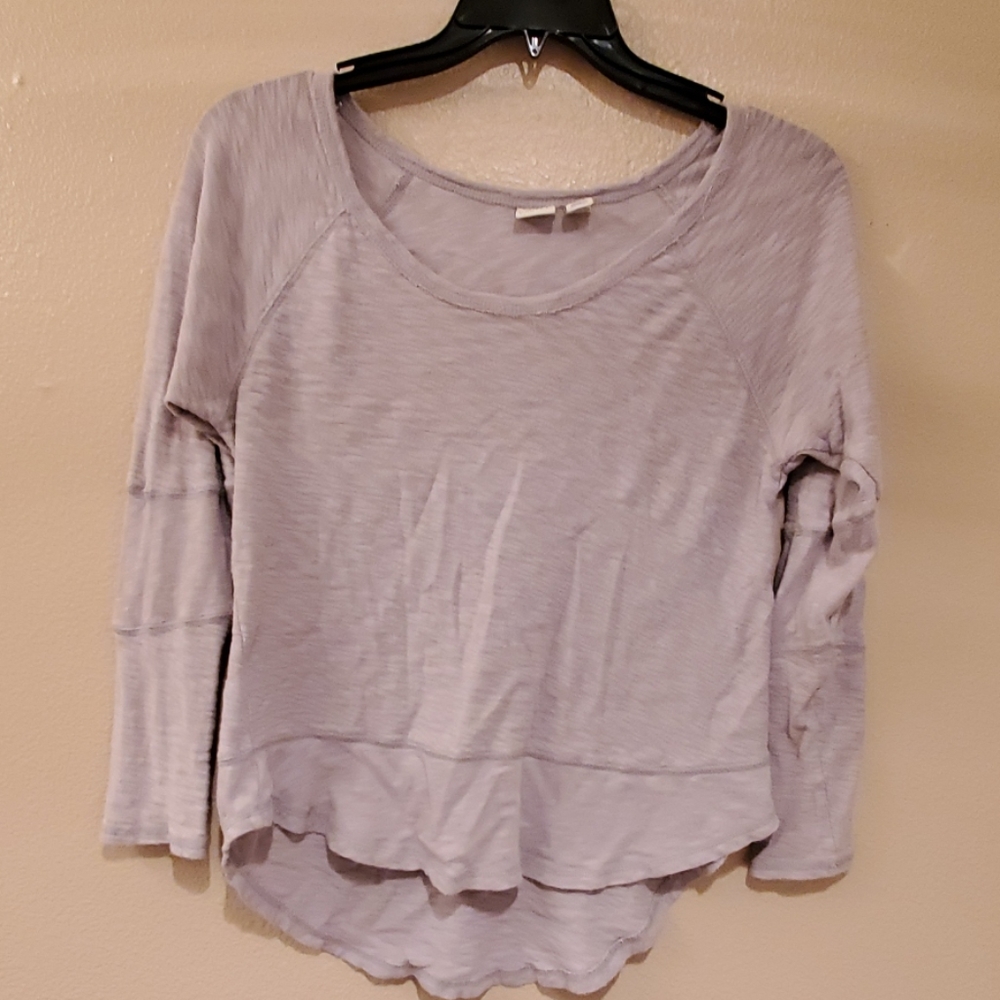 Grey high-low sweater